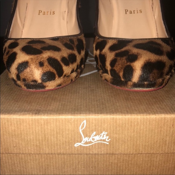 SOLD...Authentic Christian Louboutin Leopard Print - Picture 8 of 8